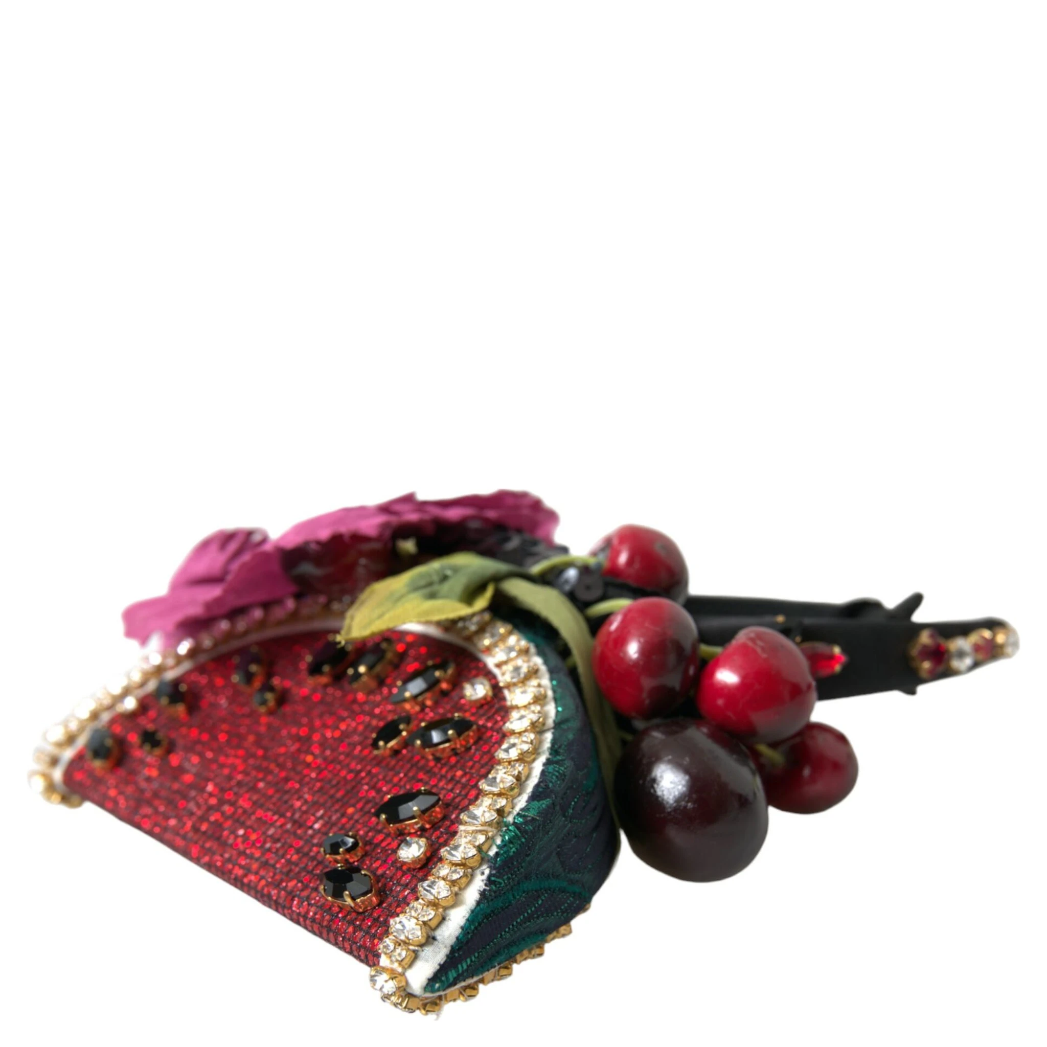 Red Watermelon Cherry Crystal Hairband Statement Diadem