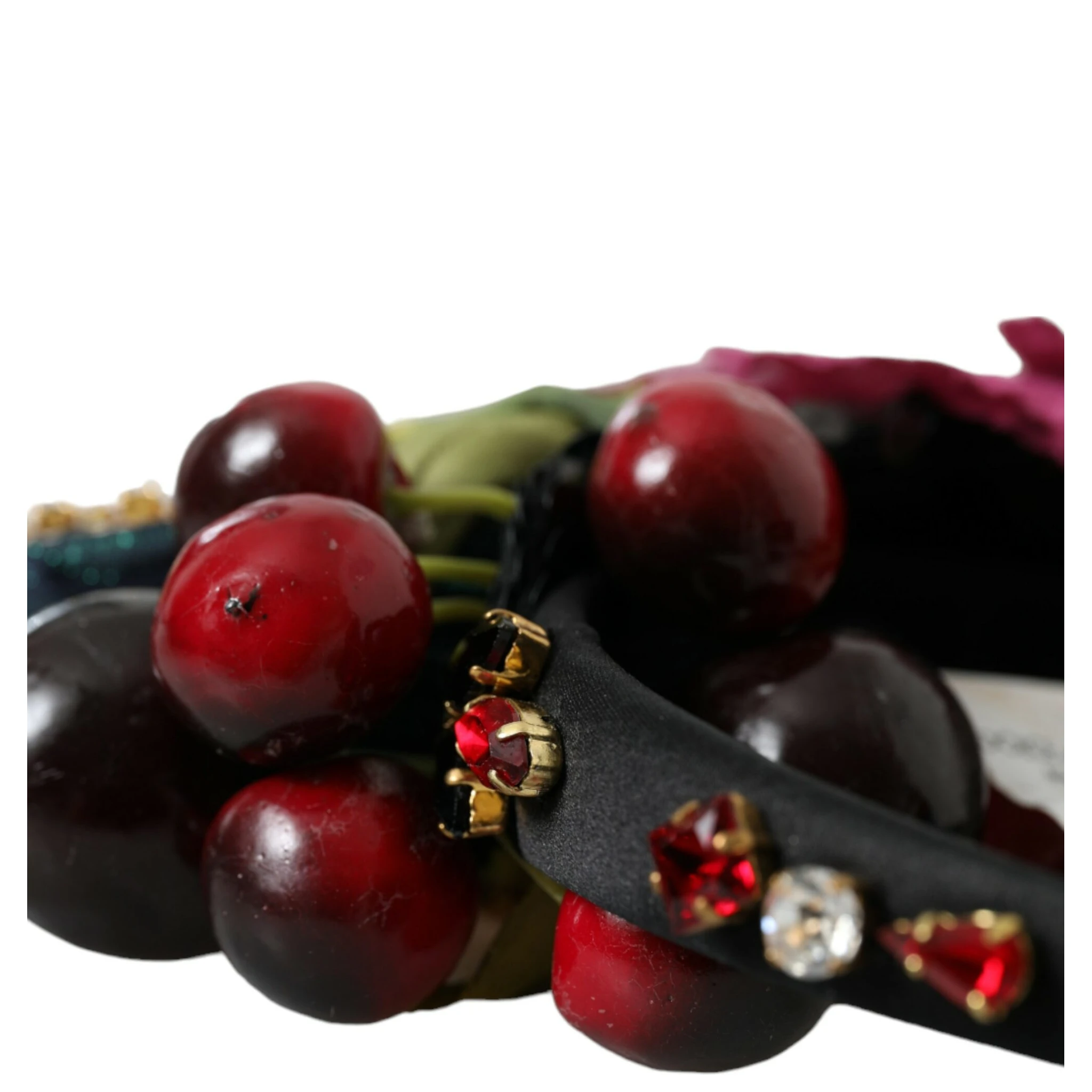 Red Watermelon Cherry Crystal Hairband Statement Diadem