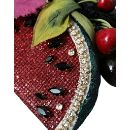 Red Watermelon Cherry Crystal Hairband Statement Diadem