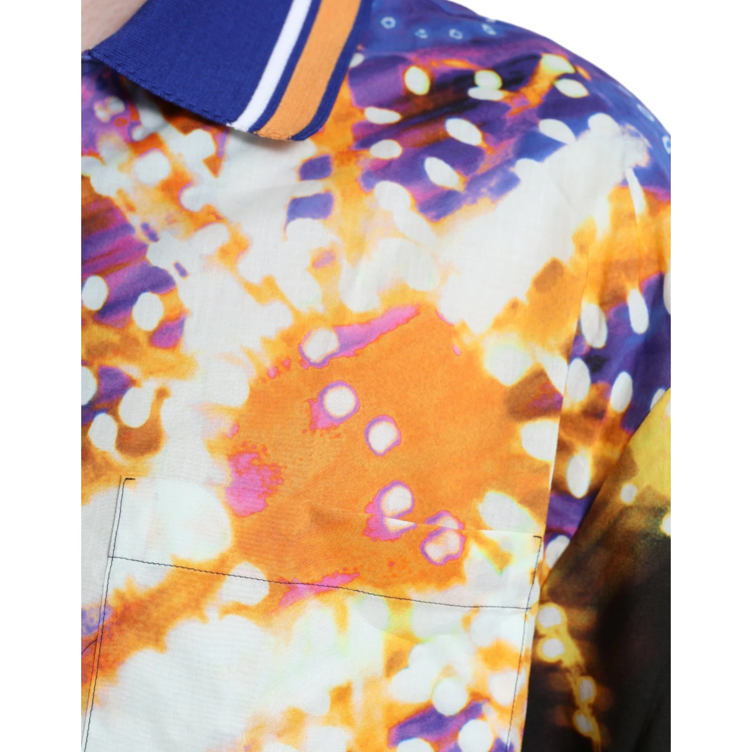 Multicolor Luminarie Print Cotton Casual Shirt