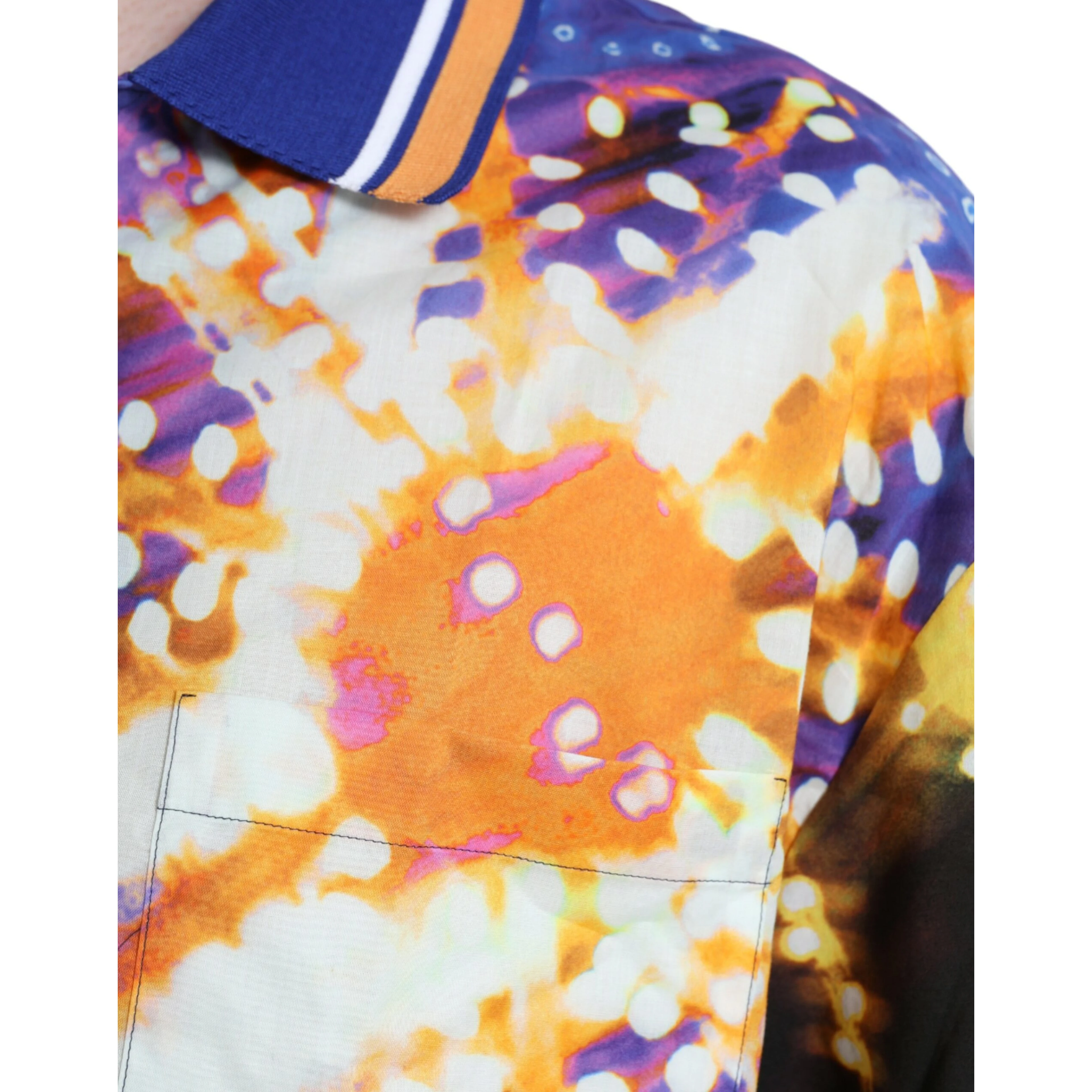 Multicolor Luminarie Print Cotton Casual Shirt