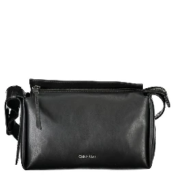 Black Polyester Handbag