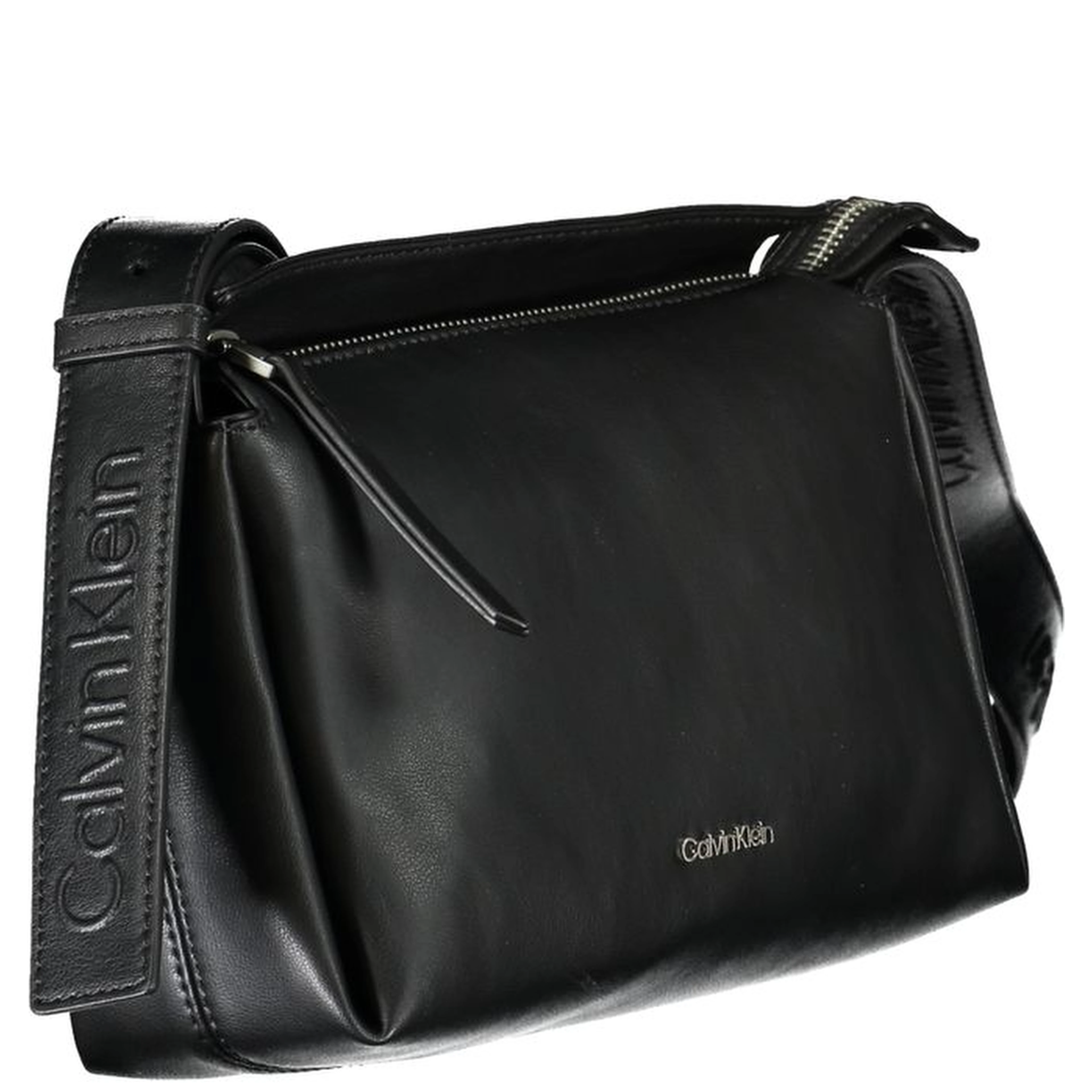 Black Polyester Handbag