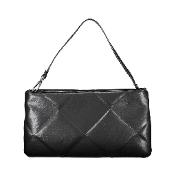 Black Polyester Handbag