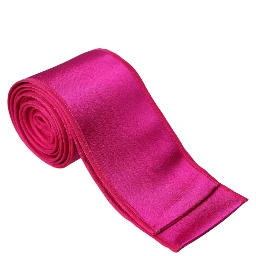 Fuchsia Pink Silk Waist Women Belt