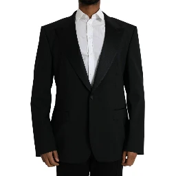 Black SICILIA Single Breasted Coat Blazer
