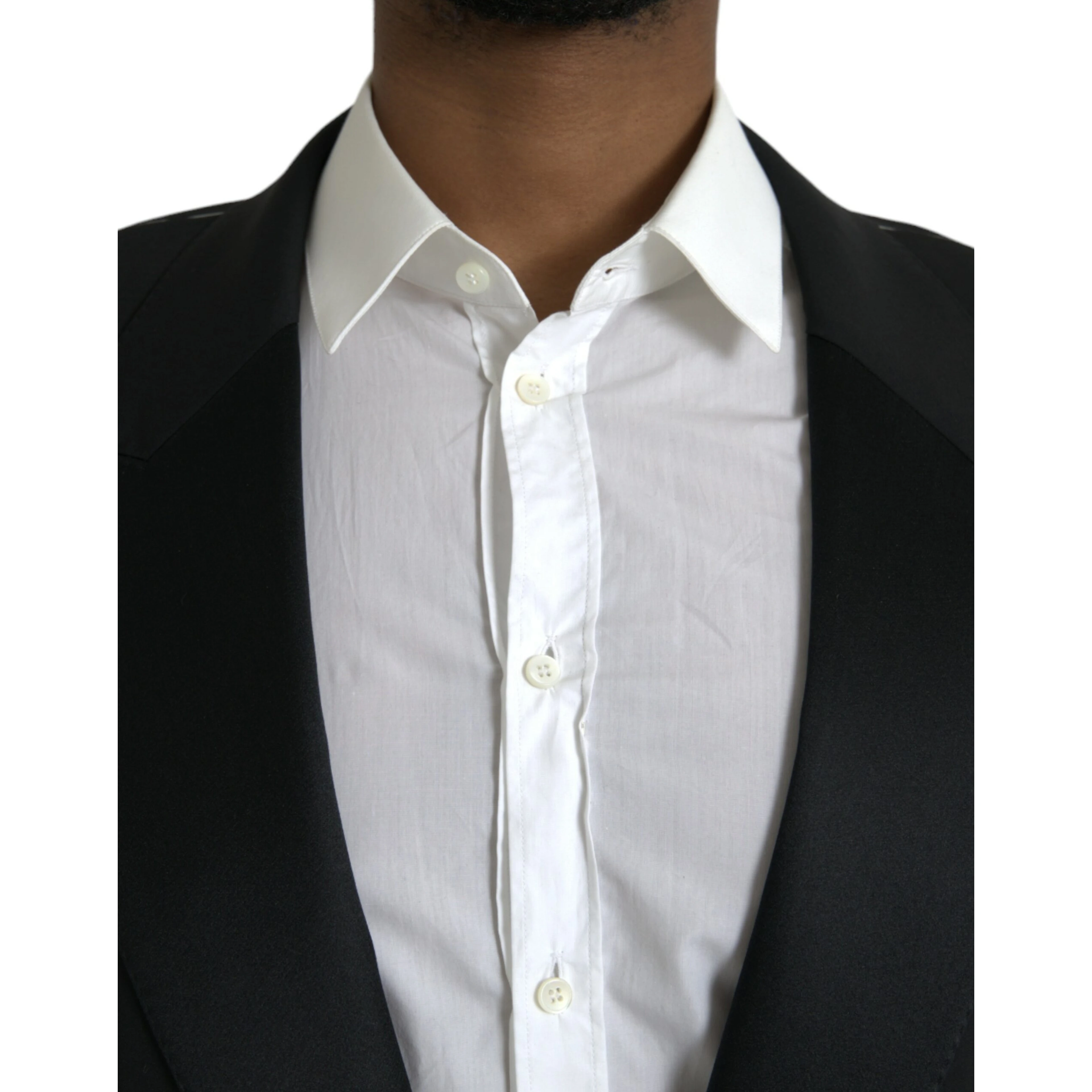 Black SICILIA Single Breasted Coat Blazer