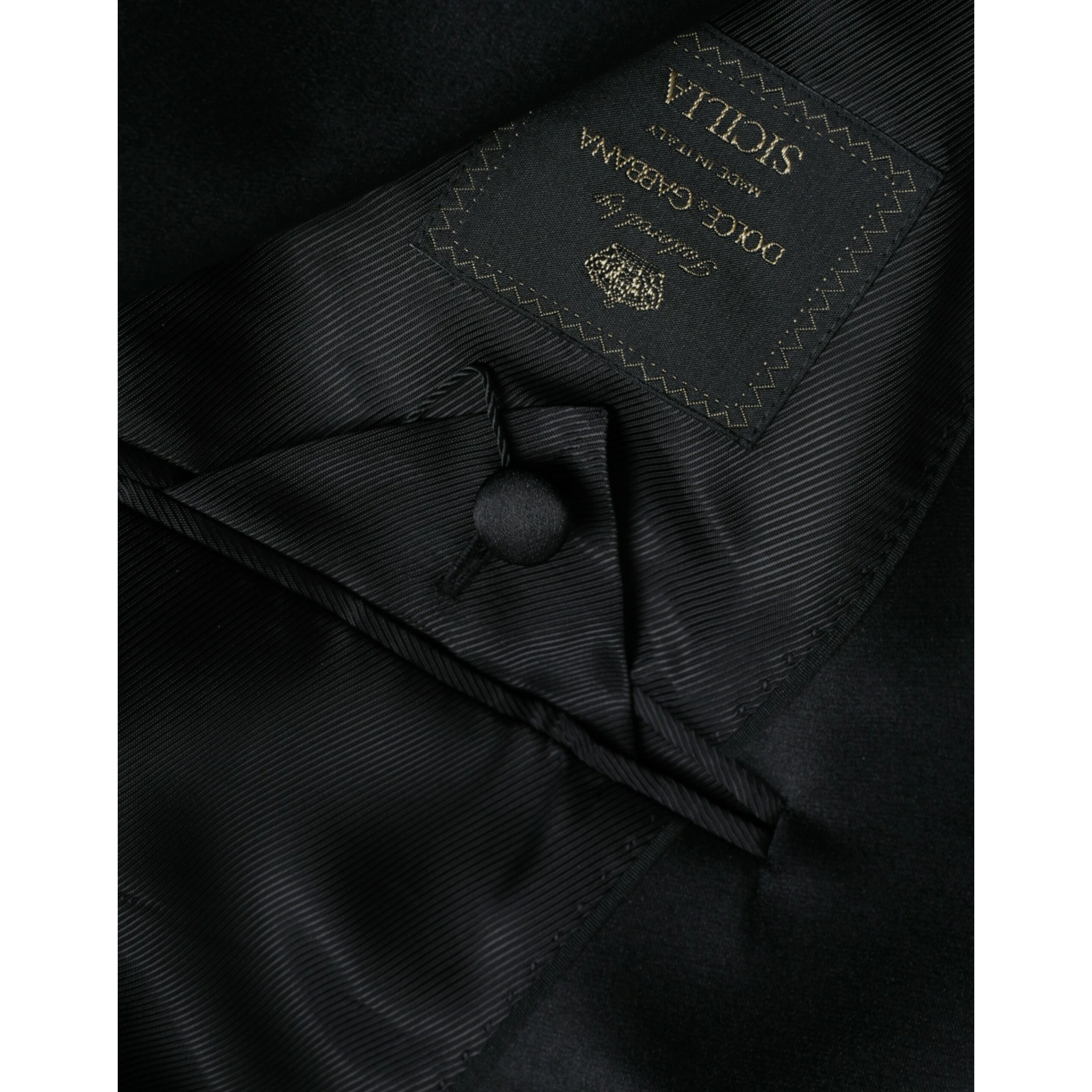 Black SICILIA Single Breasted Coat Blazer