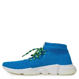 Blue Cotton Athletic Sneakers
