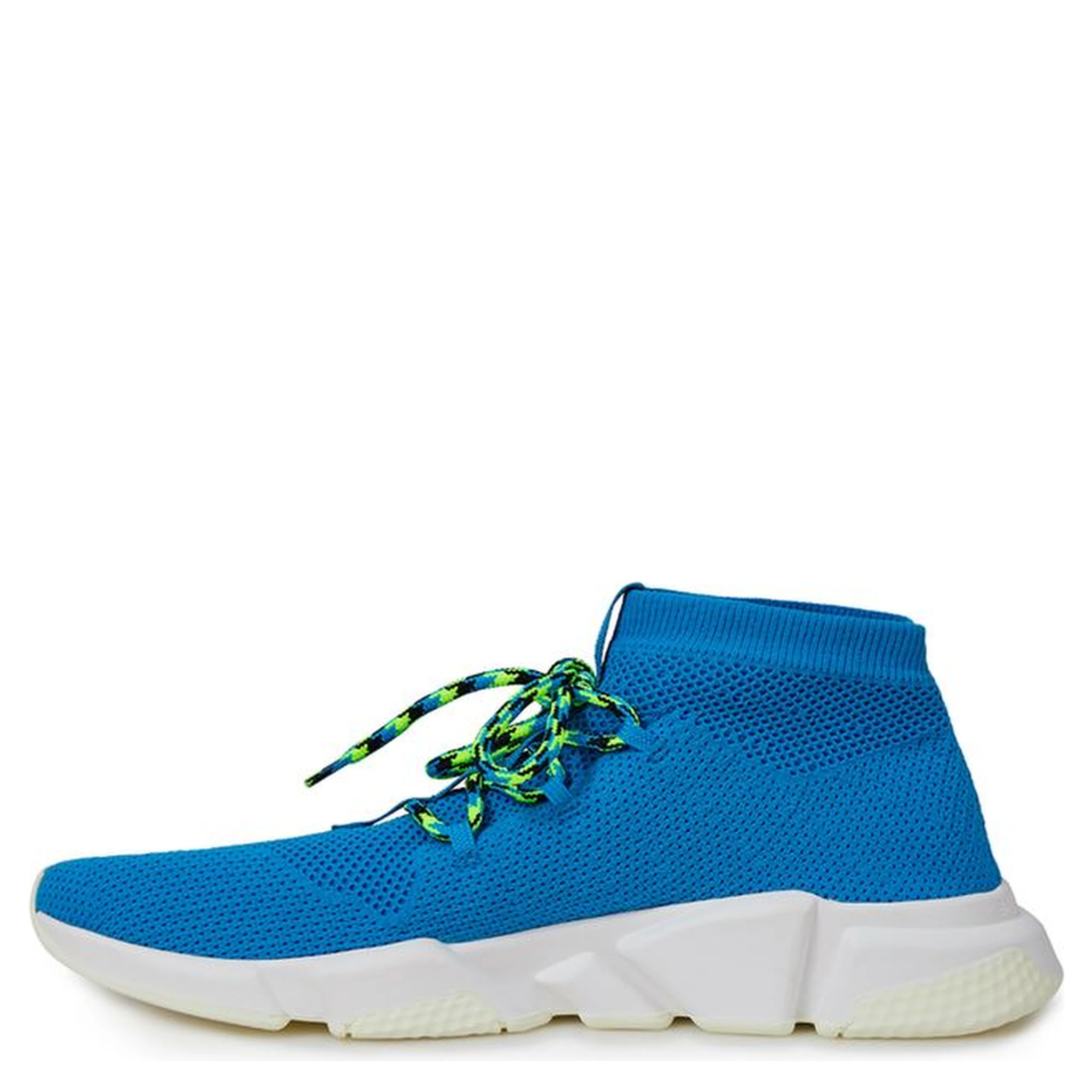 Blue Cotton Athletic Sneakers