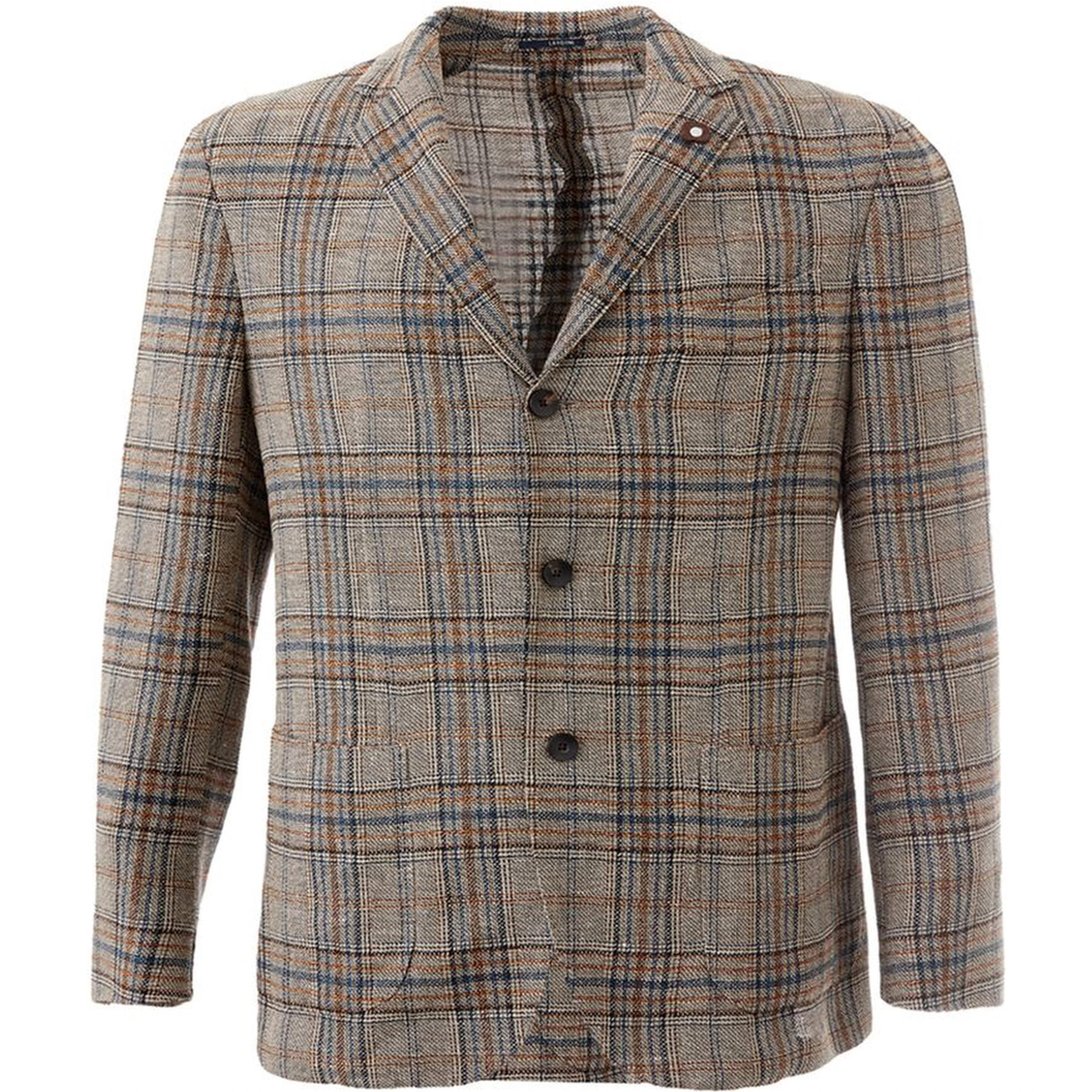 Multicolor Linen Blazer