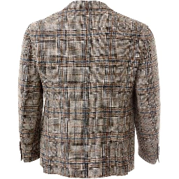 Multicolor Linen Blazer