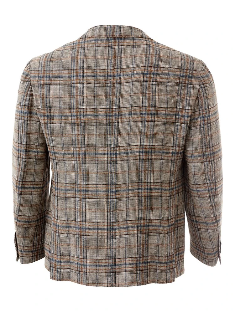 Multicolor Linen Blazer alternative