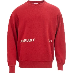 Red Cotton Sweatshirt