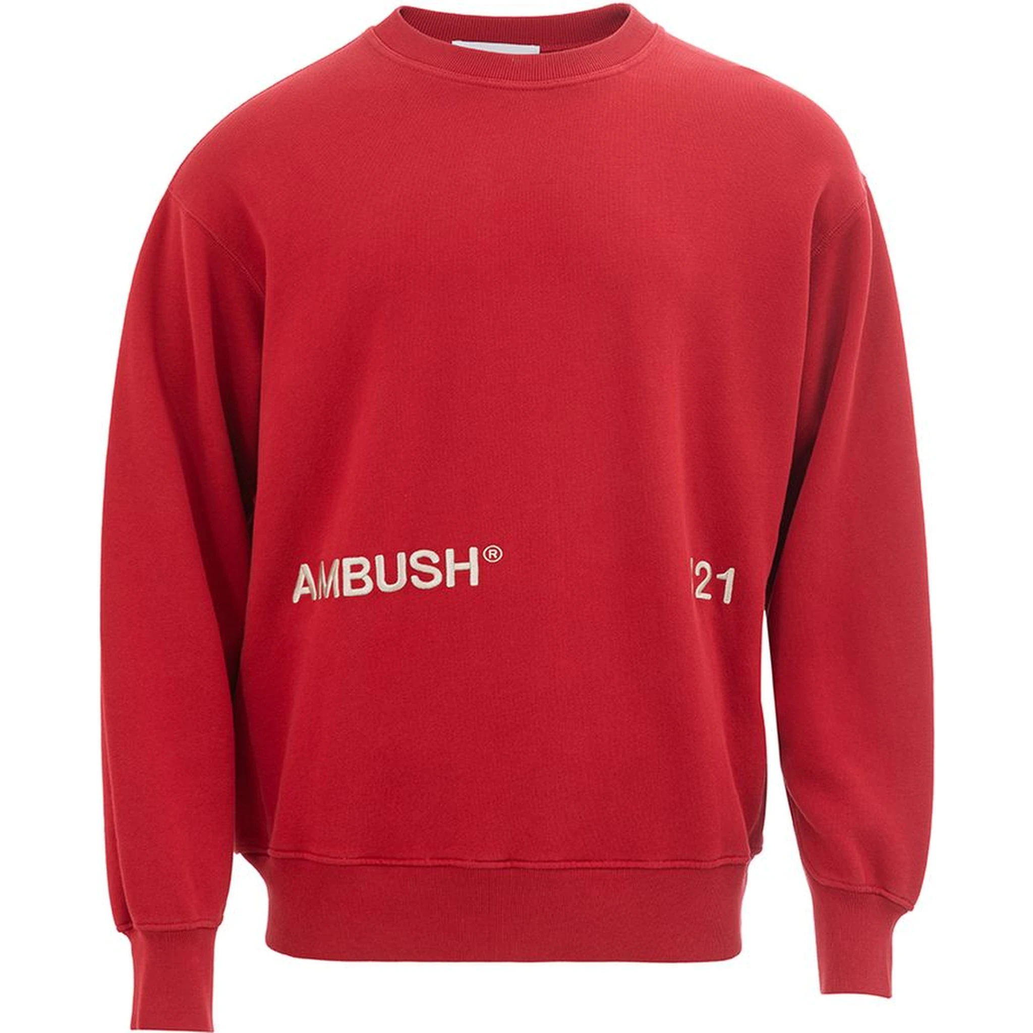 Red Cotton Sweatshirt