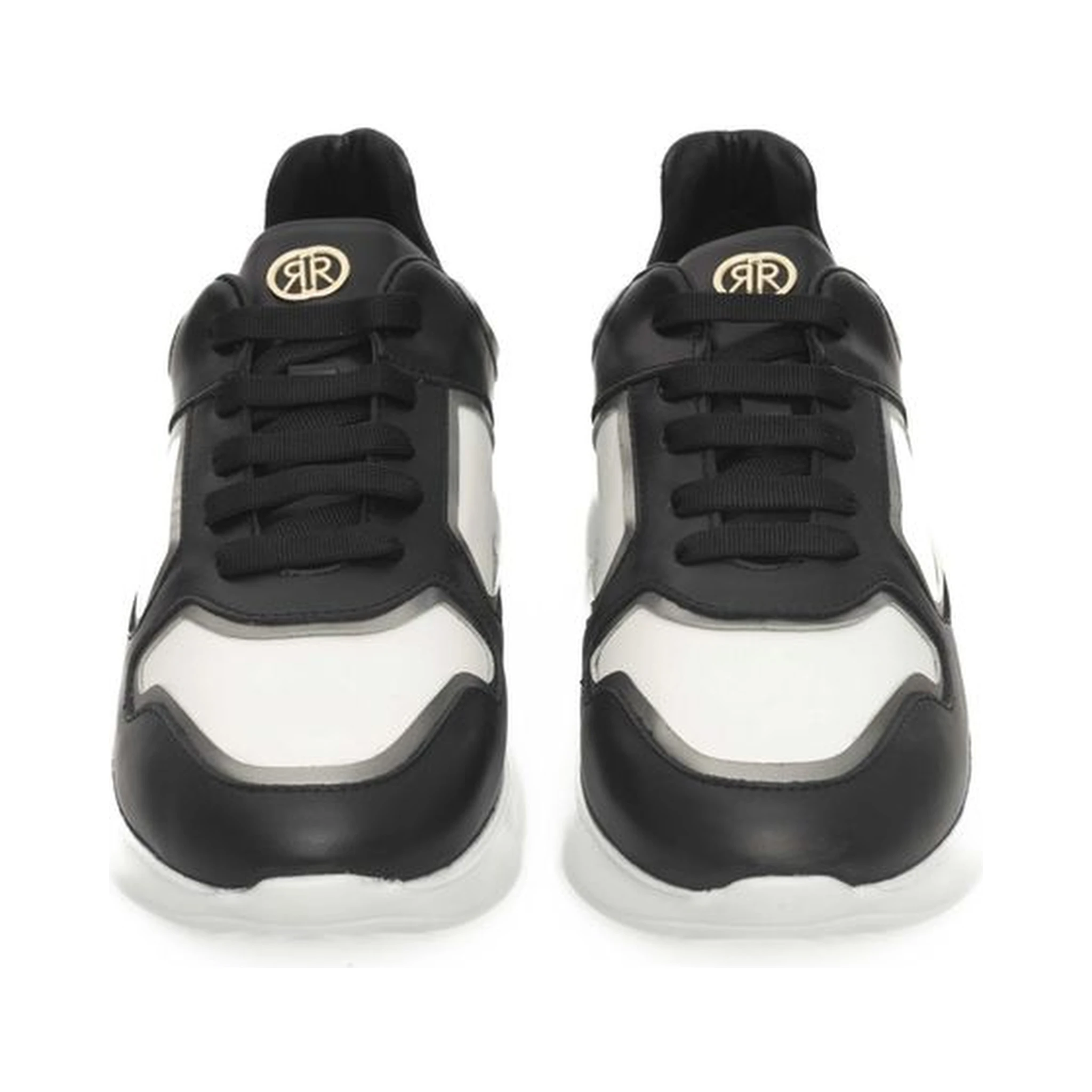 Black And White Cowhide Sneaker