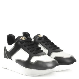 Black And White Cowhide Sneaker