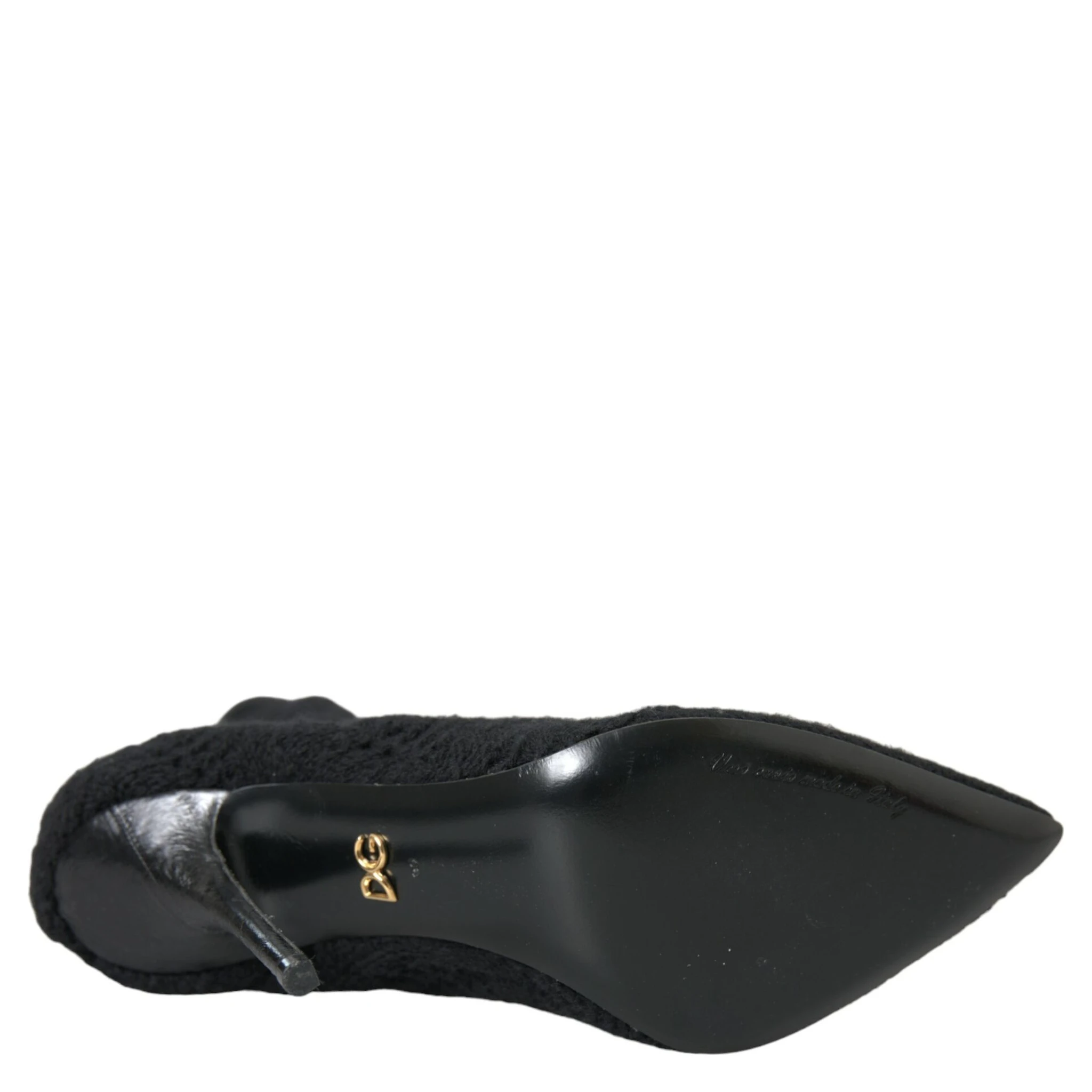 Black Stiletto Heels Mid Calf Boots Shoes