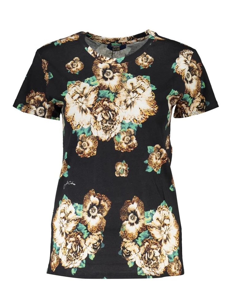 Black Cotton T-Shirt