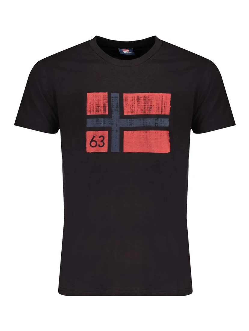 Black Cotton T-Shirt