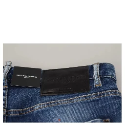 Blue Icon Low Waist Cropped Cool Girl Denim Jeans