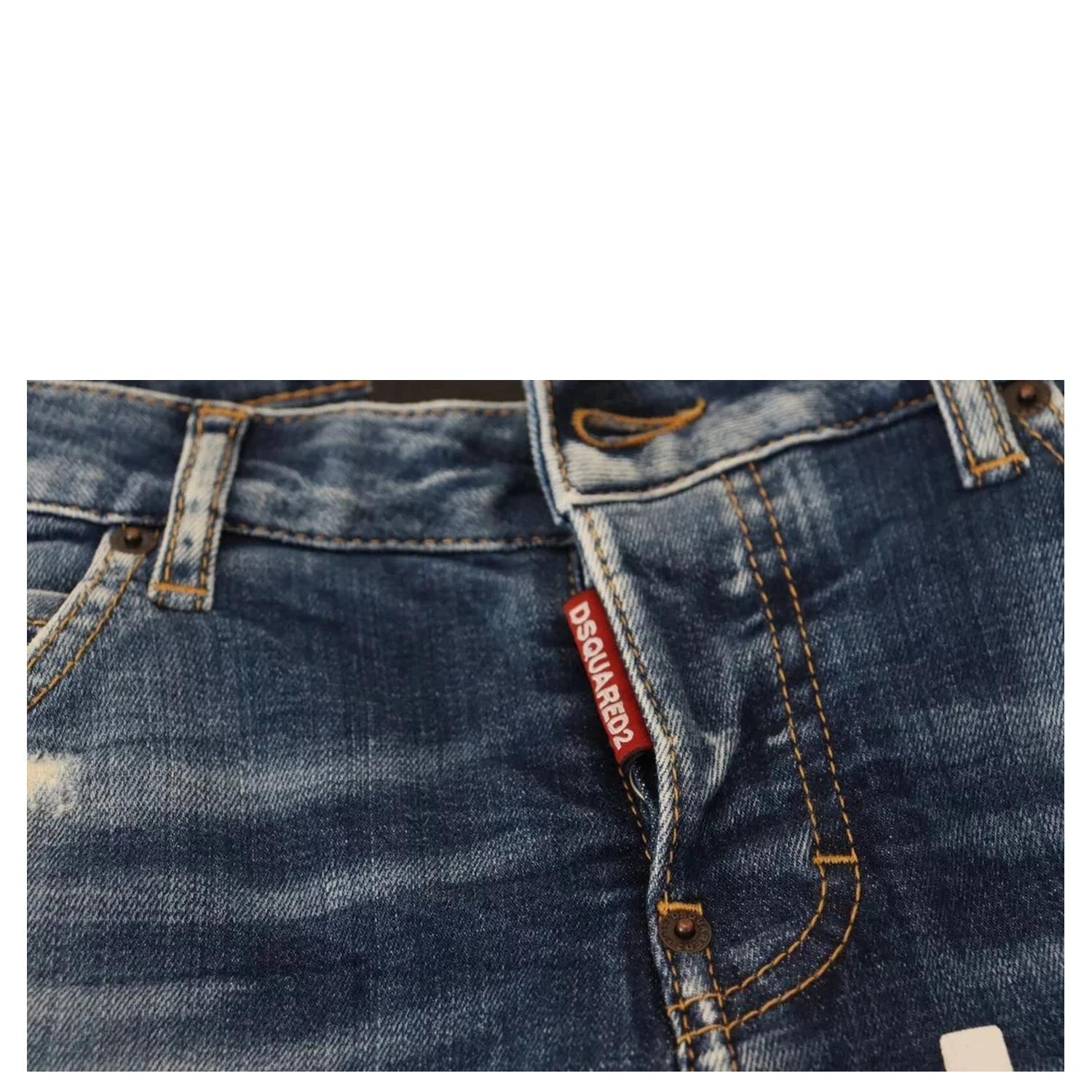 Blue Icon Low Waist Cropped Cool Girl Denim Jeans