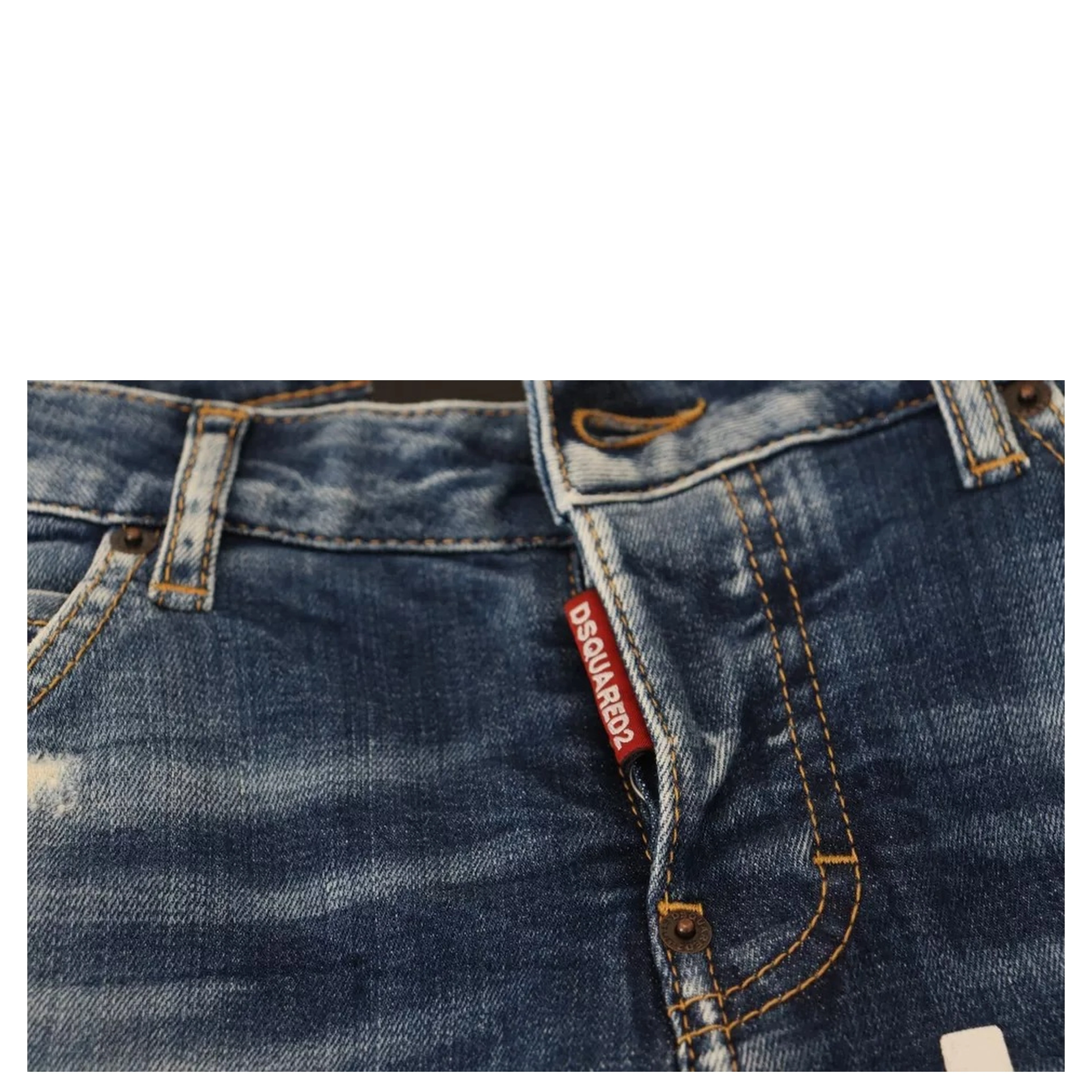 Blue Icon Low Waist Cropped Cool Girl Denim Jeans
