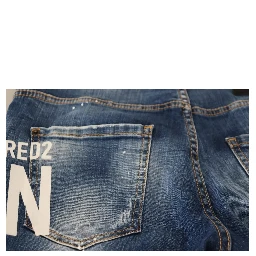 Blue Icon Low Waist Cropped Cool Girl Denim Jeans