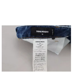 Blue Icon Low Waist Cropped Cool Girl Denim Jeans