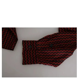 Black Red Zigzag Pattern Casual Shirt