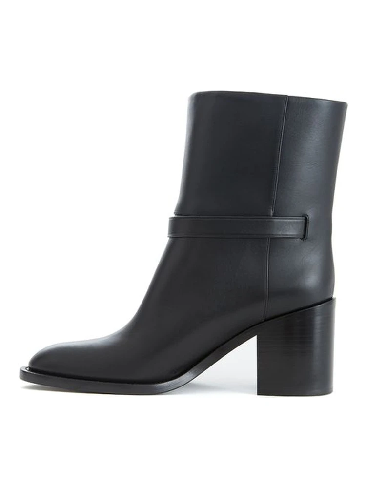 Black leather ankle boots alternative