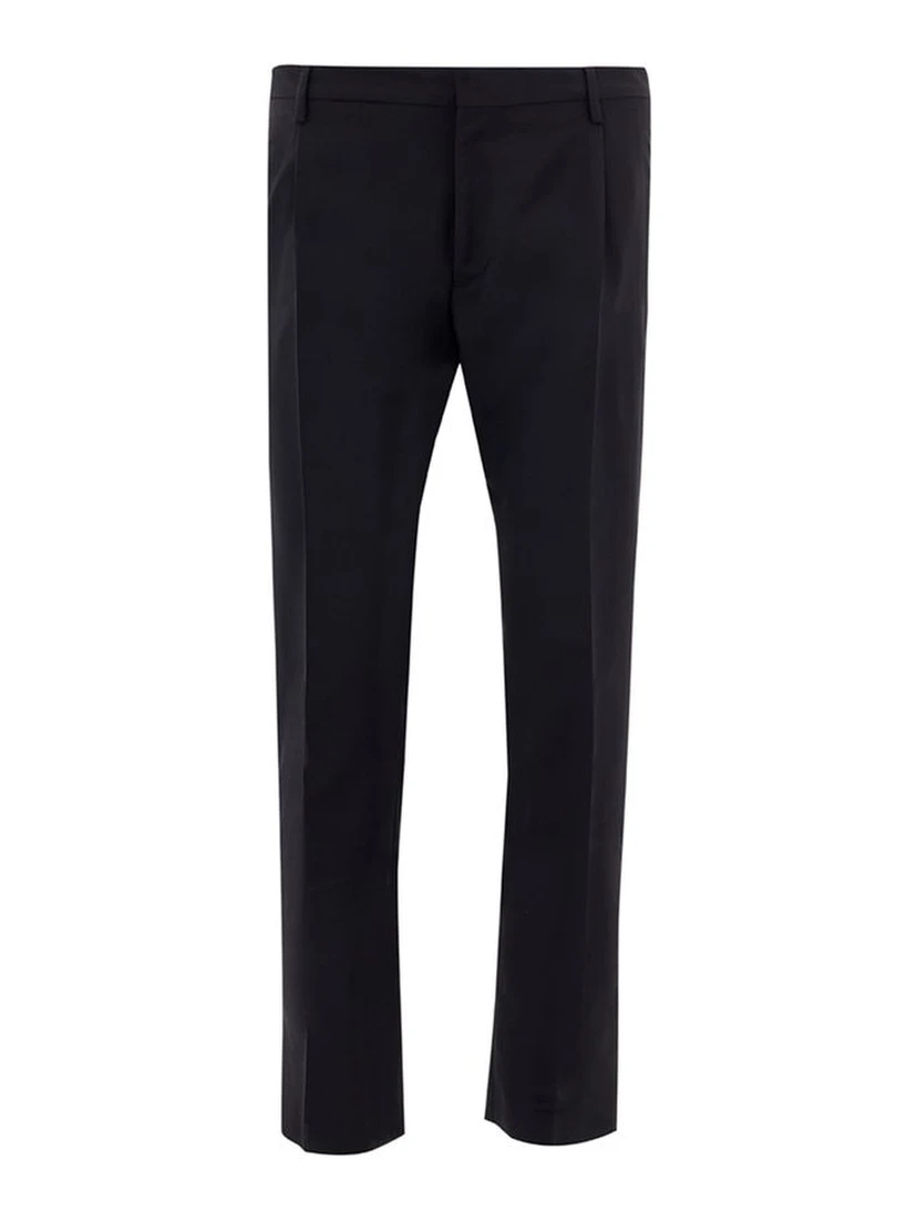 بنطال رسمي من الصوف الأسود