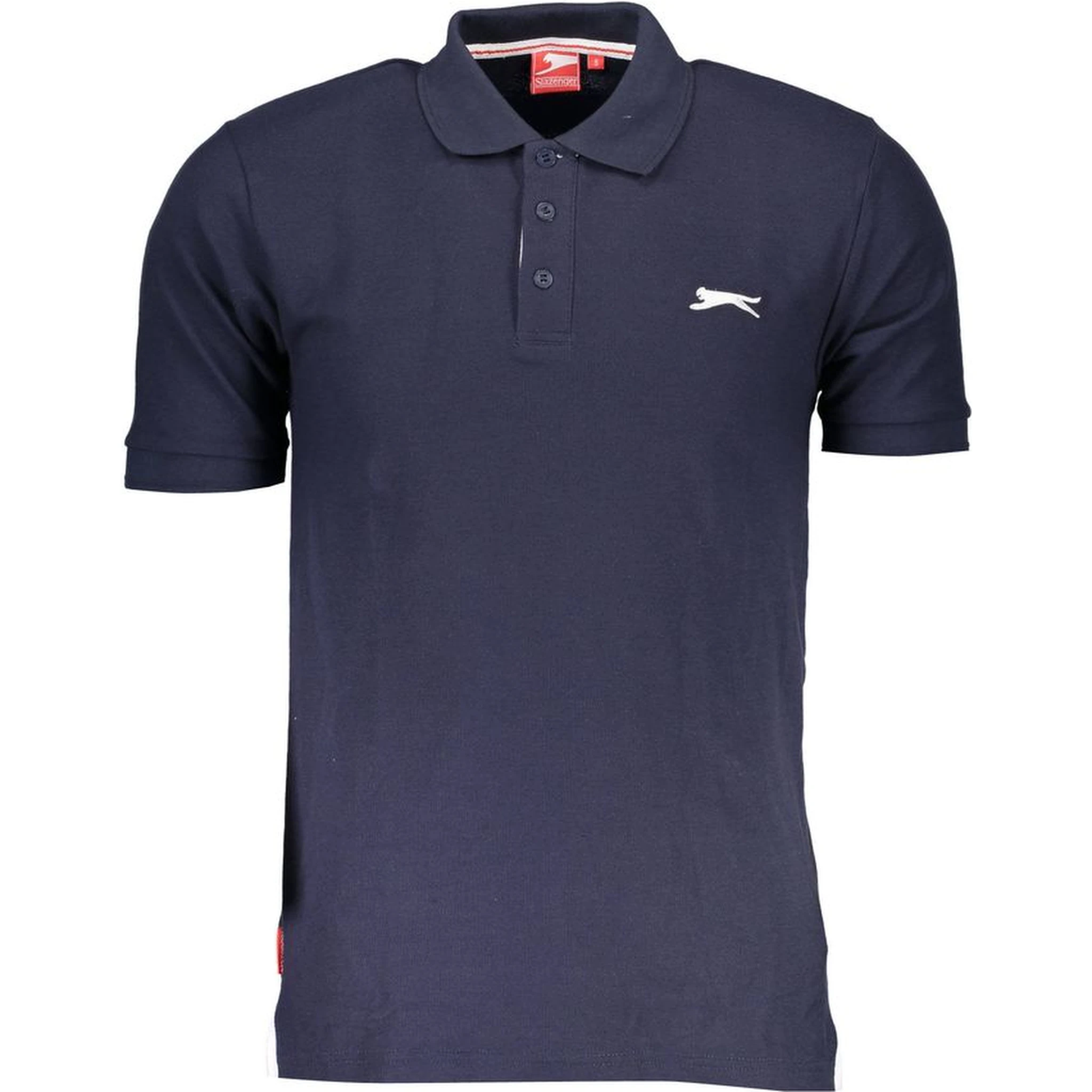 Blue Cotton Polo Shirt