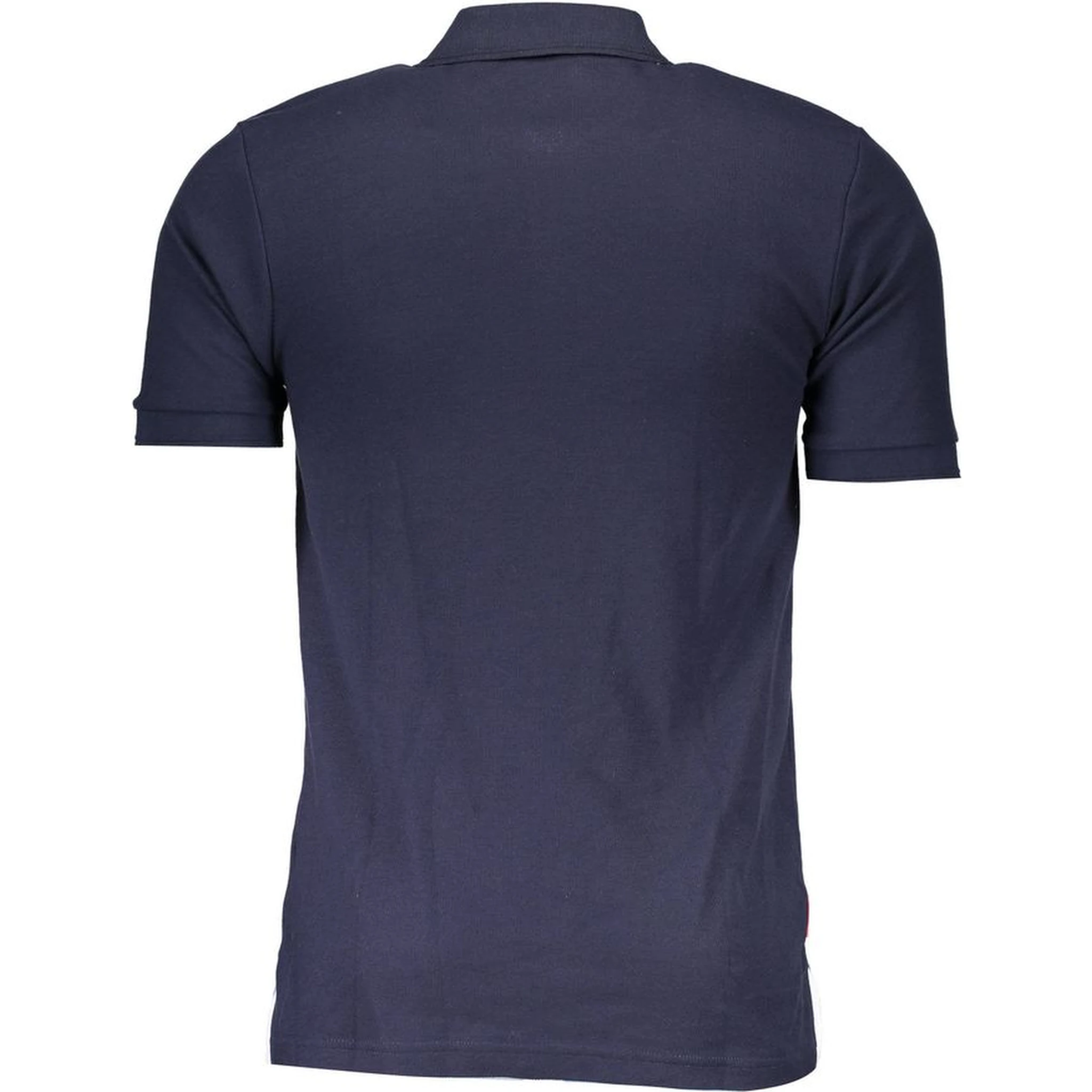 Blue Cotton Polo Shirt