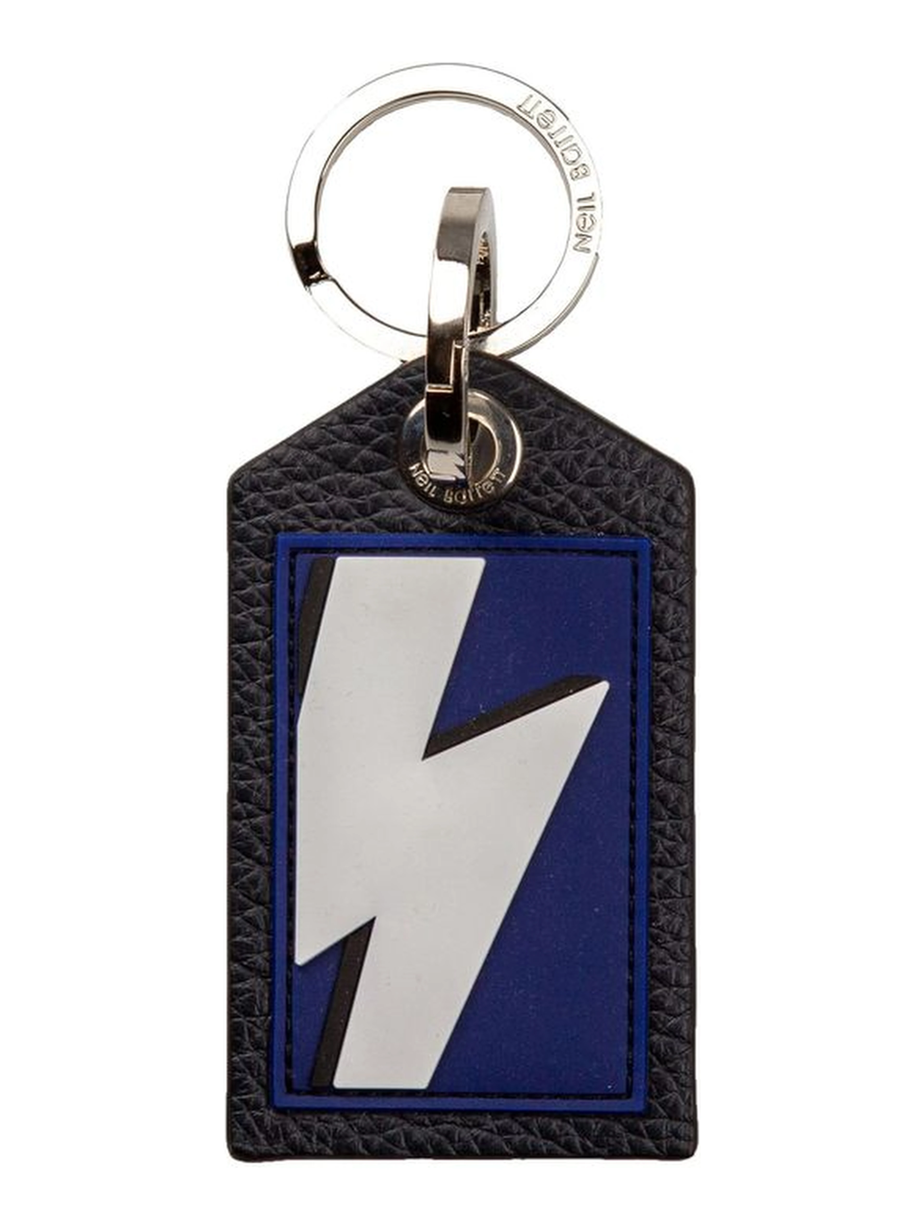 Blue Rubber Keychain