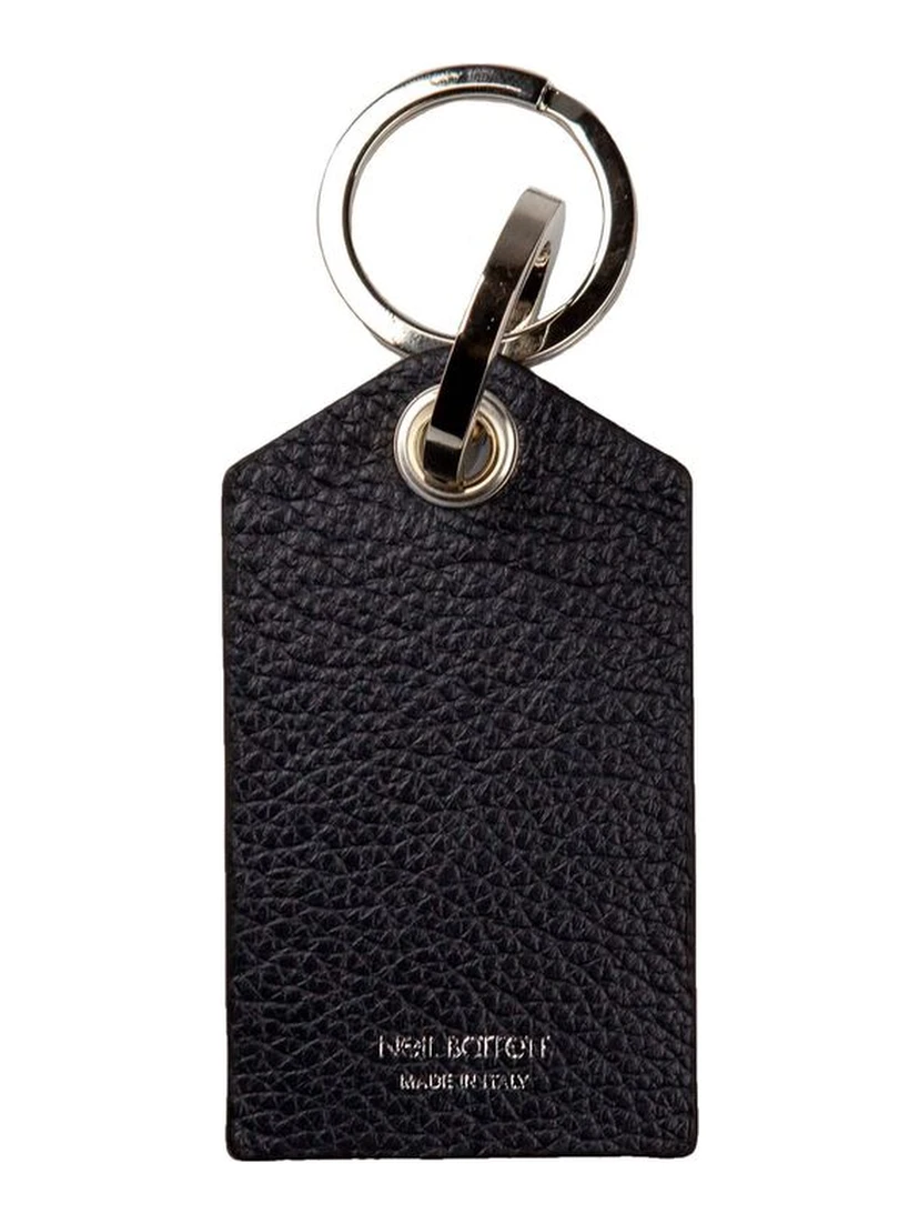 Blue Rubber Keychain