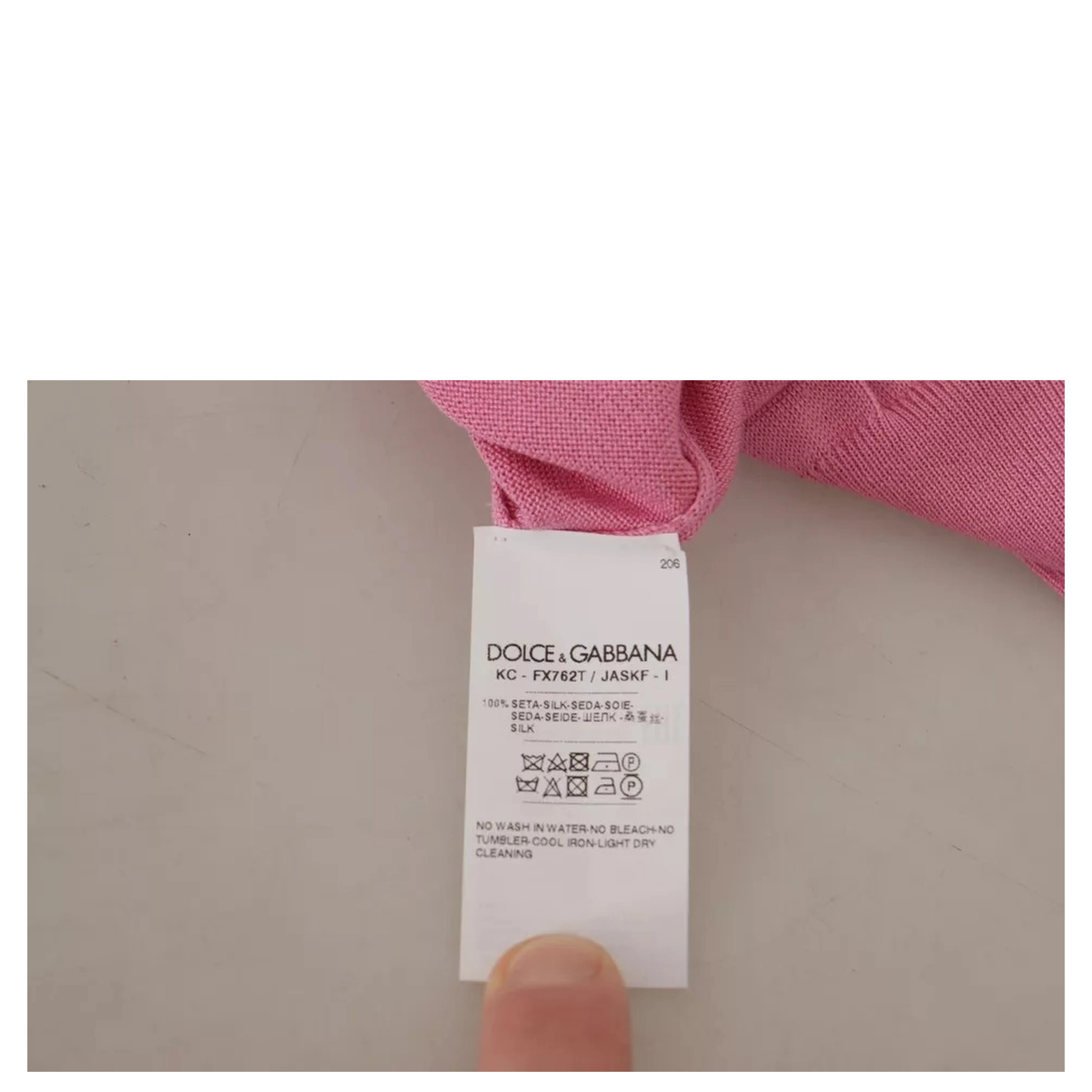 Pink 100% Silk Button Down Cardigan Sweater