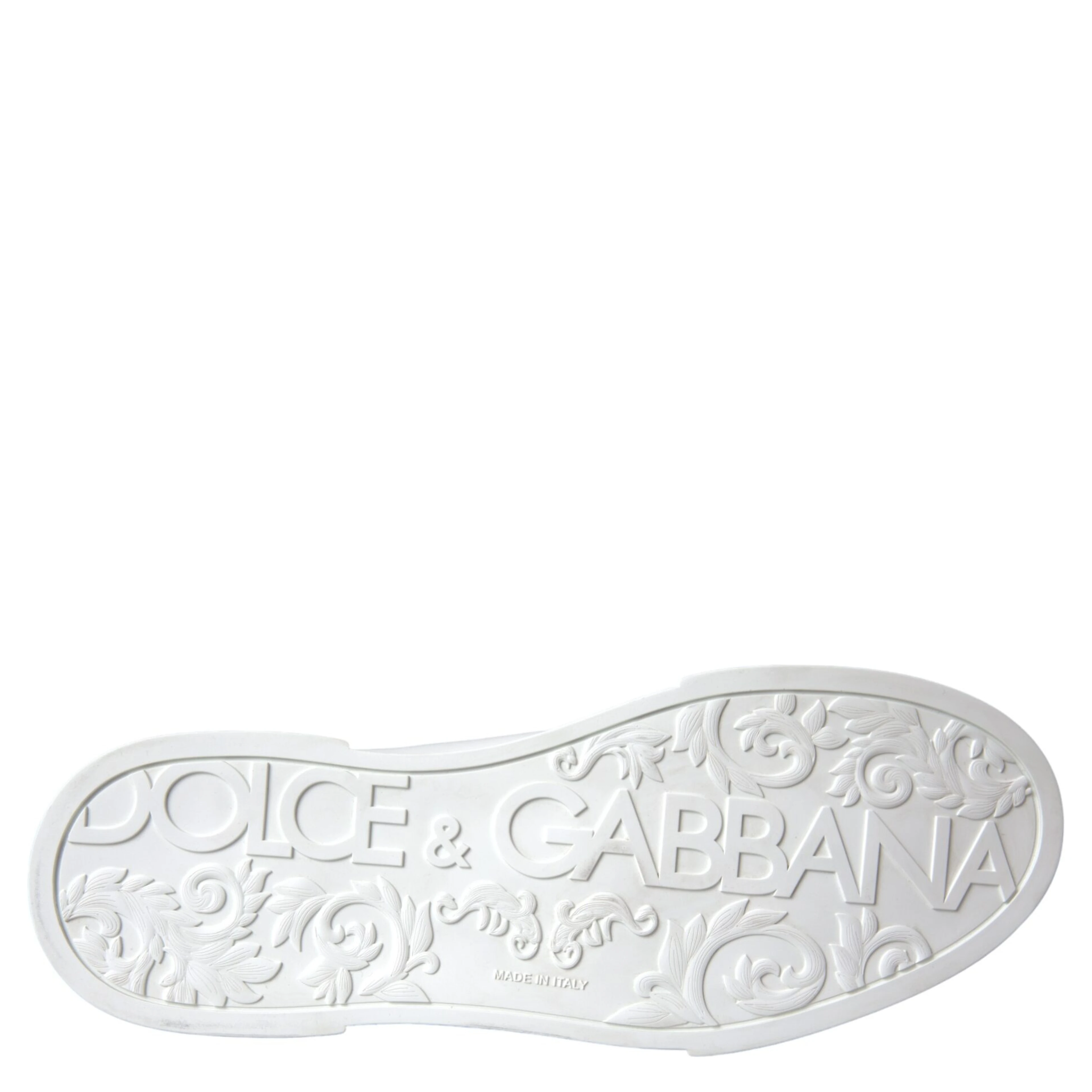 White Leather DG Logo Casual Low Top Sneakers Shoes