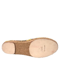 Multicolor Lemon Slip On Espadrilles Shoes