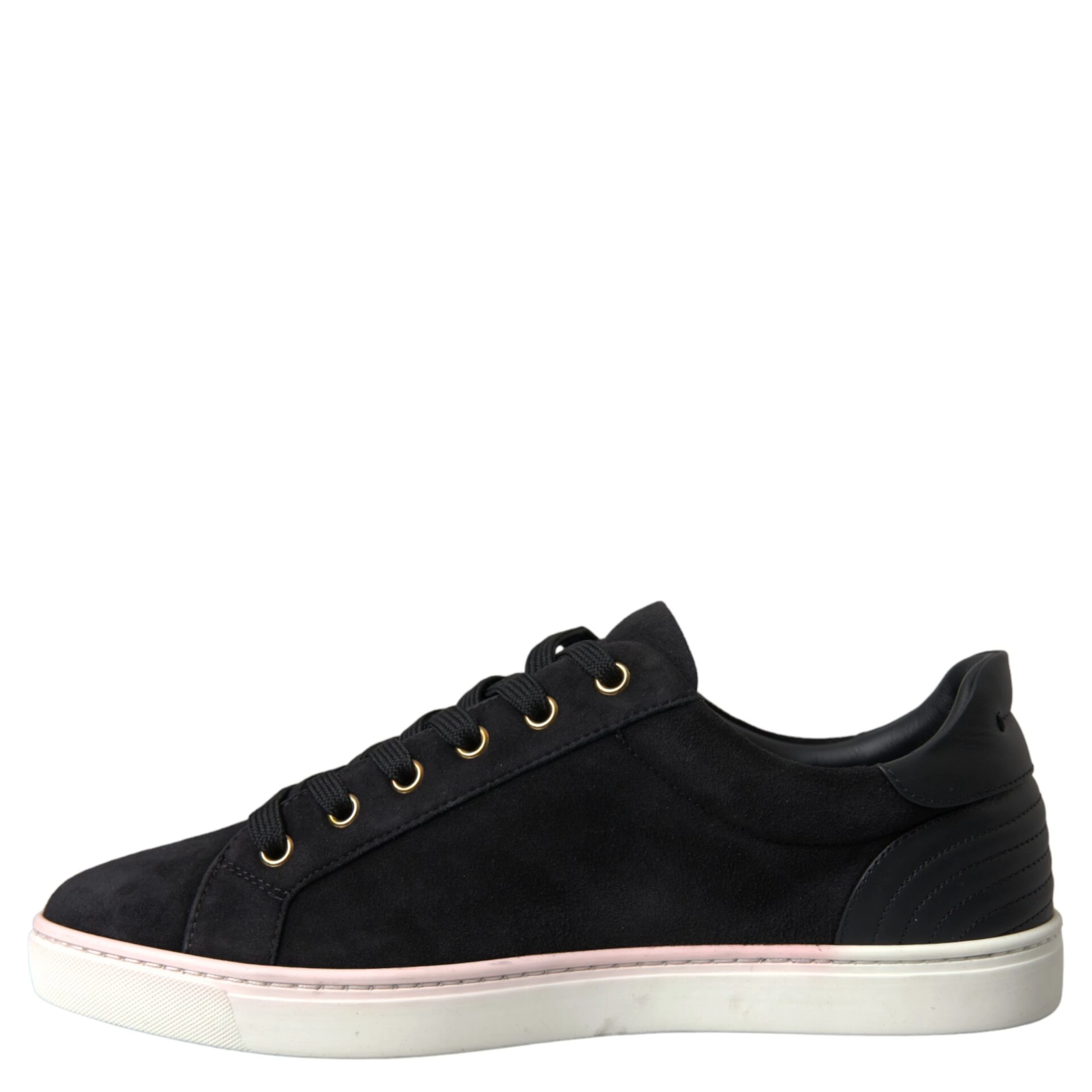 Black Suede Leather Men Low Top Sneakers Men Shoes