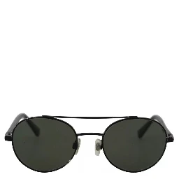 Matte Black Steel Frame Green Lens DG2245 Sunglasses