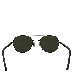 Matte Black Steel Frame Green Lens DG2245 Sunglasses
