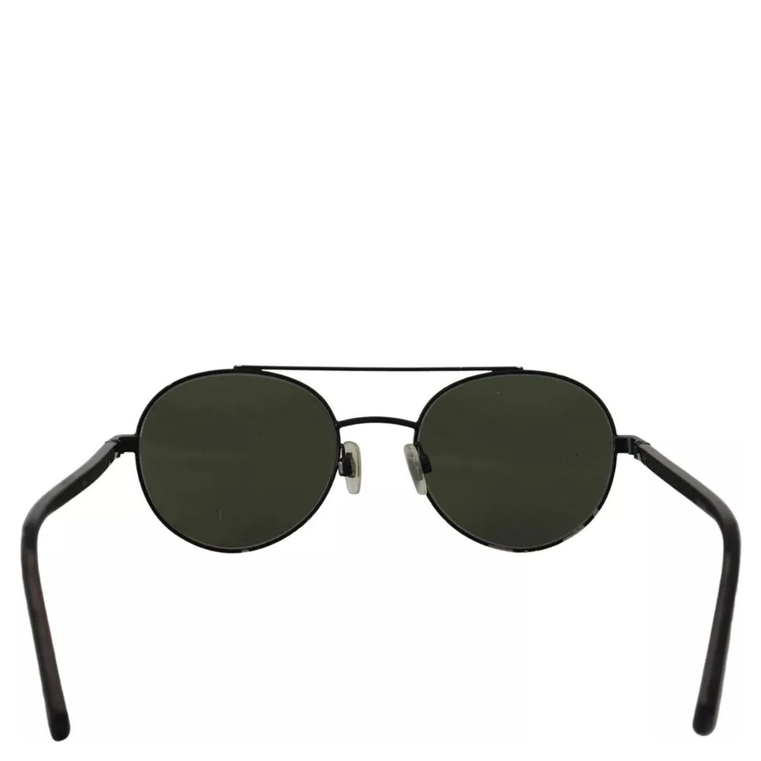 Matte Black Steel Frame Green Lens DG2245 Sunglasses