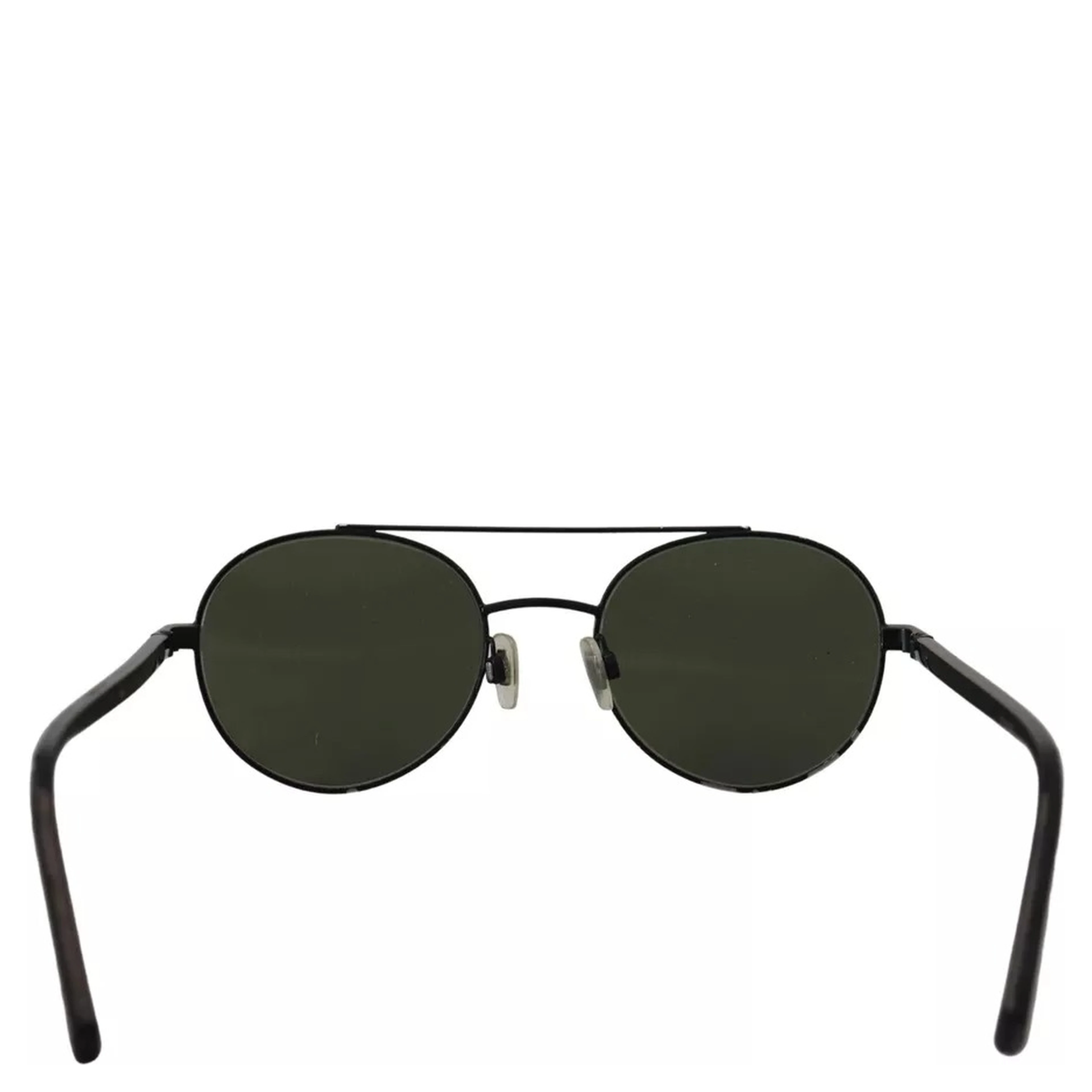 Matte Black Steel Frame Green Lens DG2245 Sunglasses