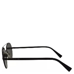 Matte Black Steel Frame Green Lens DG2245 Sunglasses