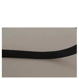 Black Velvet Silver Tone Metal Buckle Belt
