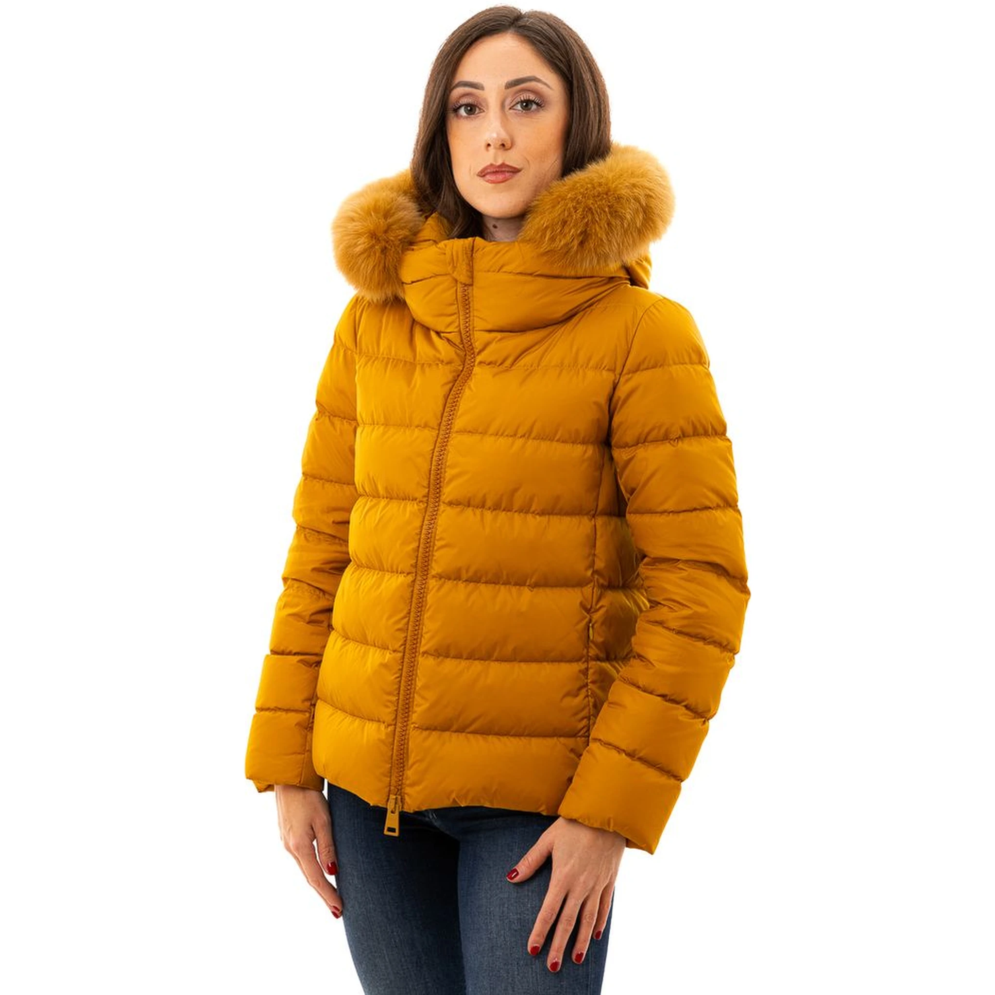 Yellow Polyamide Coat