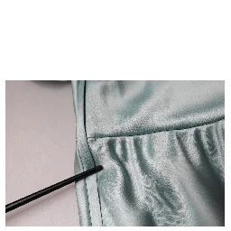 Mint Green Silk Fit Cut One Shoulder Dress