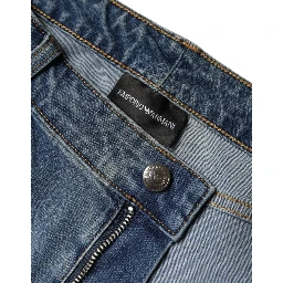 Blue Washed High Waisted Skinny Women Denim Jeans