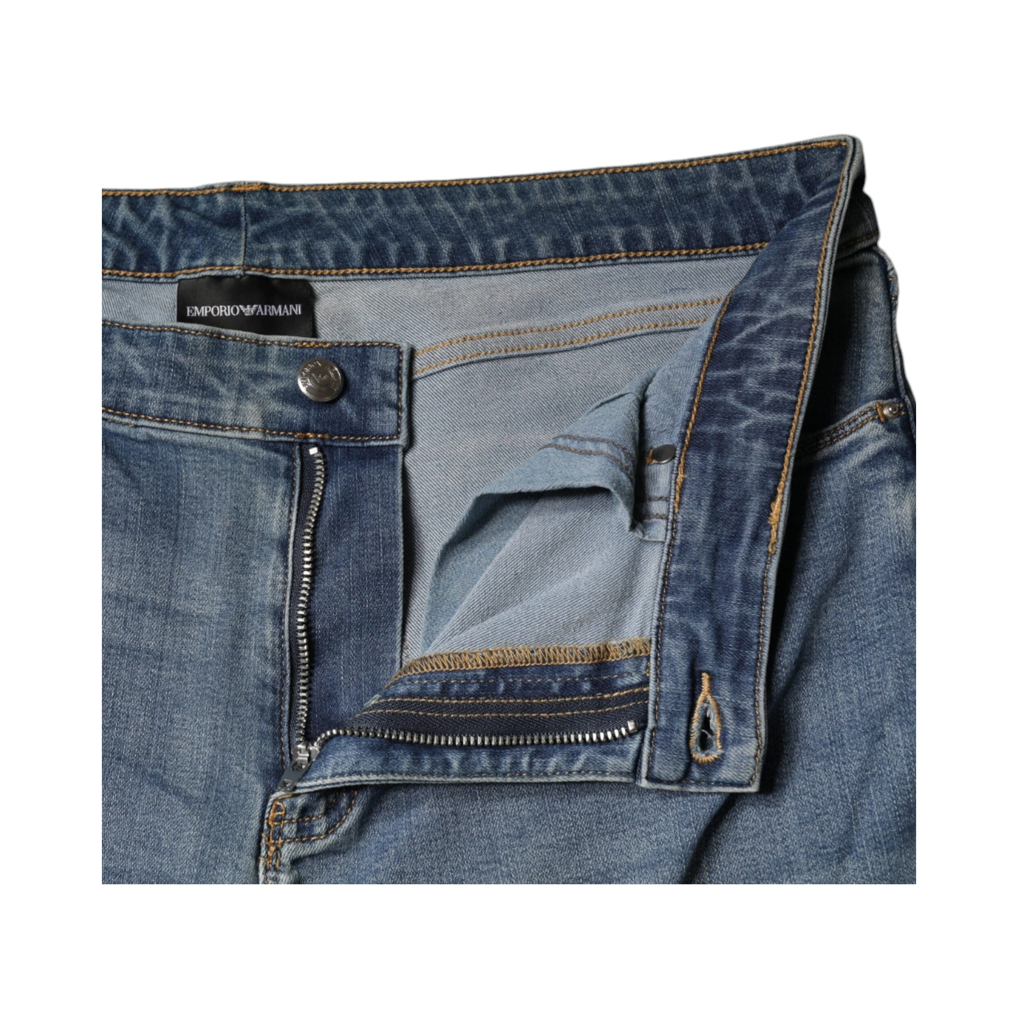 Blue Washed High Waisted Skinny Women Denim Jeans